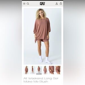 The Foxy Kind “All Weekend Long” top to the set